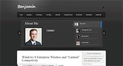 Desktop Screenshot of benjamin.eavey.com